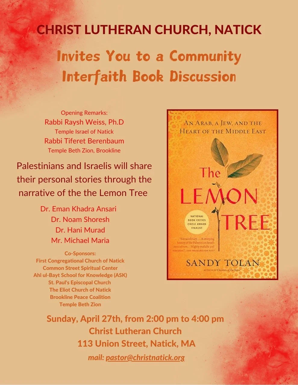 Interfaith Book Discussion