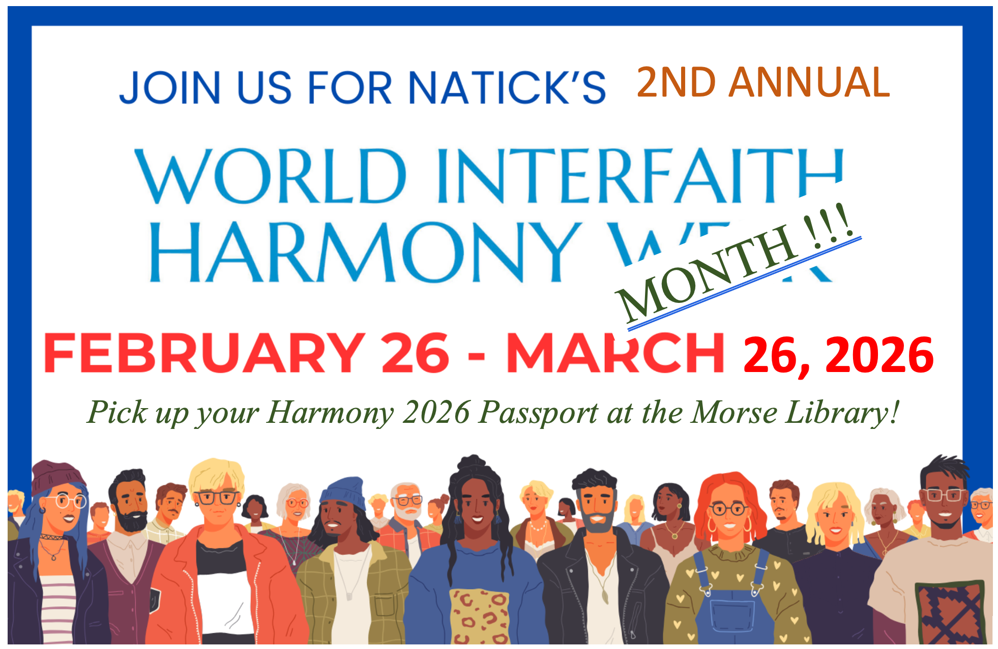 Natick Interfaith Harmony Month
