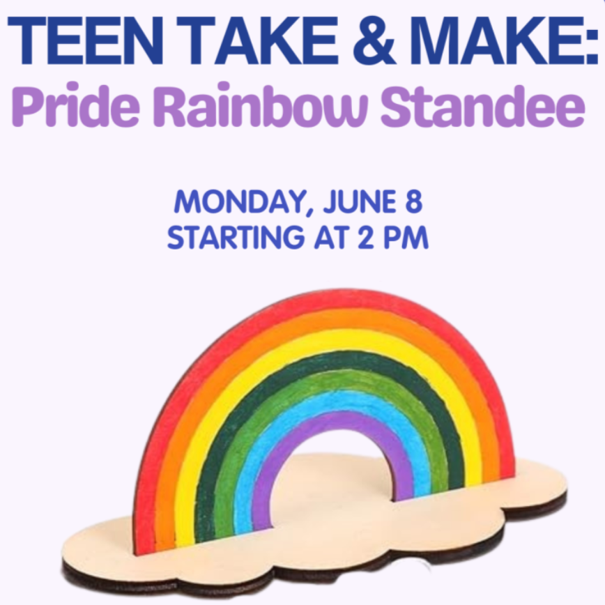 Take &amp; Make: Pride Rainbow Standee