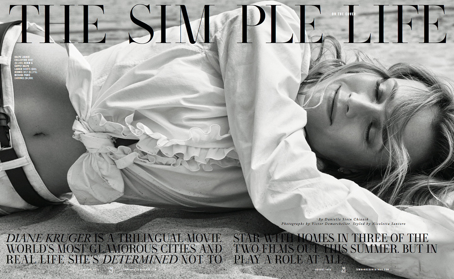 photography by victor demarchelier, styling by nicoletta santoro, manicure by bethany newell