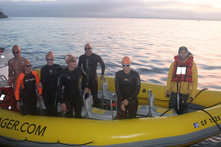 History of Swimming from Alcatraz — Odyssey Open Water