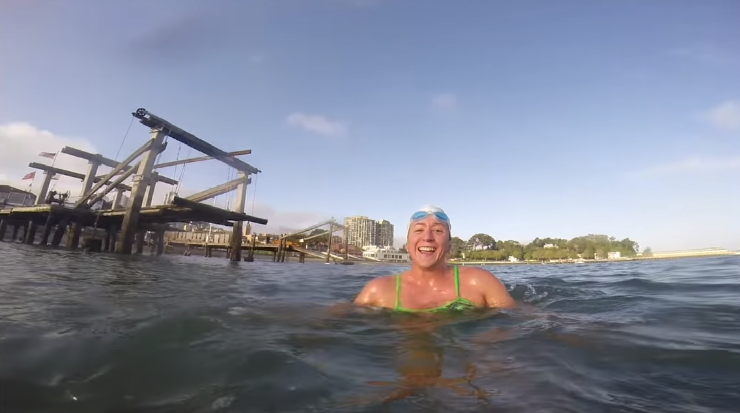 Kim Swims Movie Review Open Water Swimming Documentary Available on