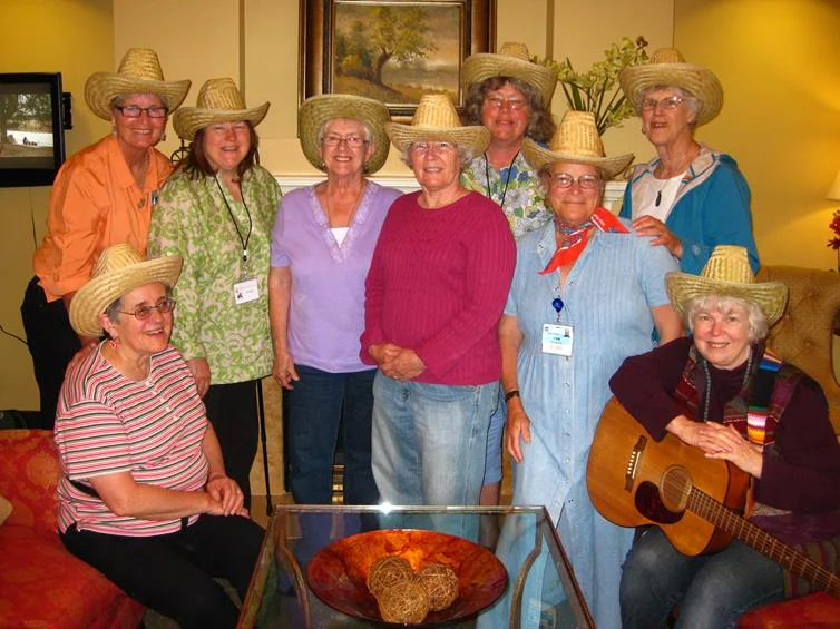 Women with Wings! I founded it in 2011, to sing in facilities, day health centers, a homeless facility, in the hospital, wherever someone needs the healing gift of song. Now under the leadership of the amazing Pam Hooper and Troy Faith Ward.