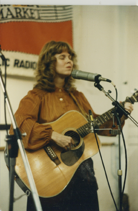 On the radio.