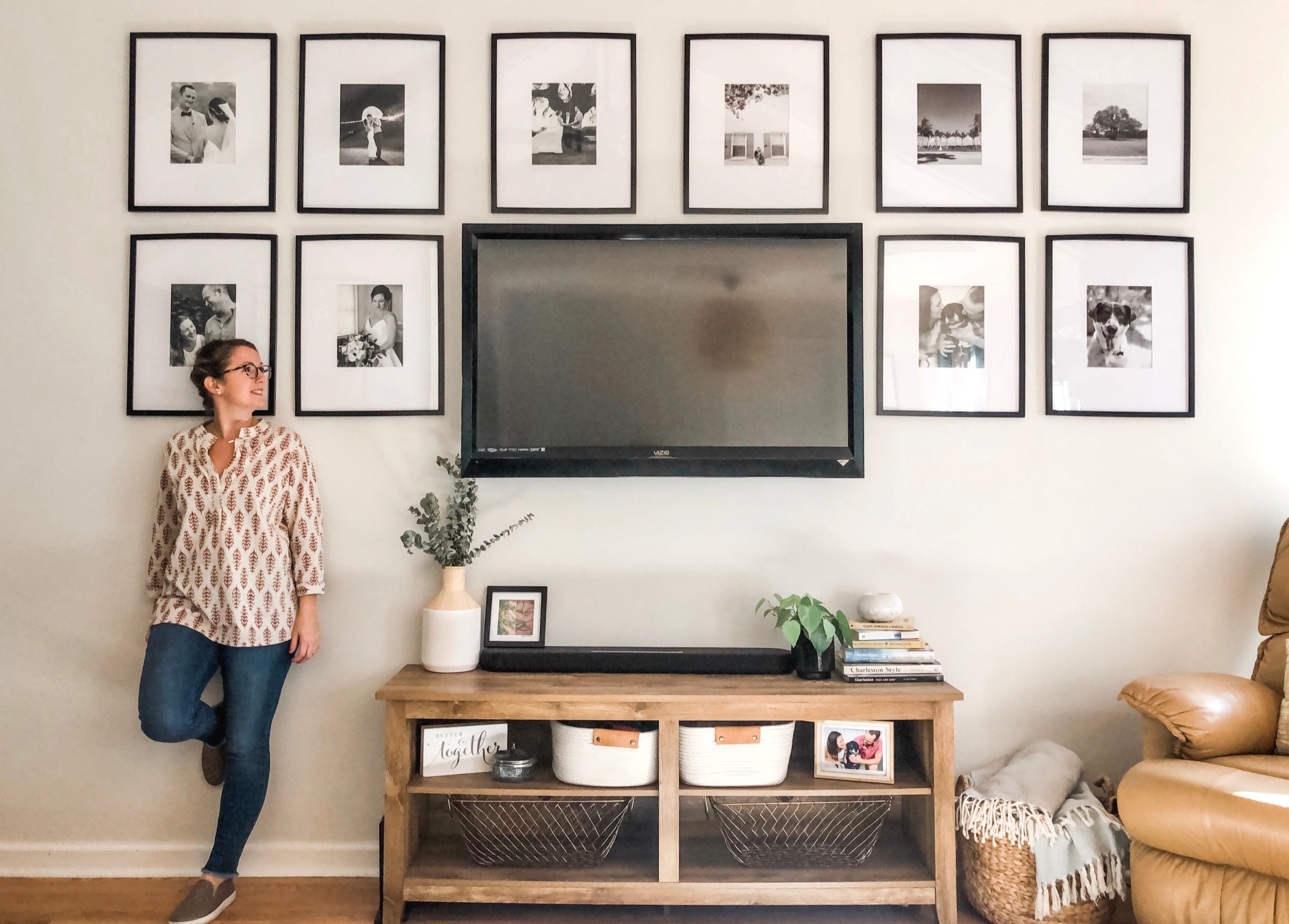 How I Did a Gallery Wall with a Big Empty Wall
