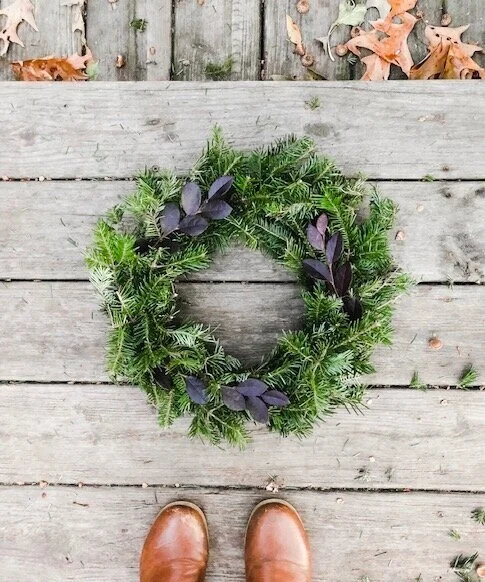 Make a Real Wreath for $6! (with only 2 supplies)
