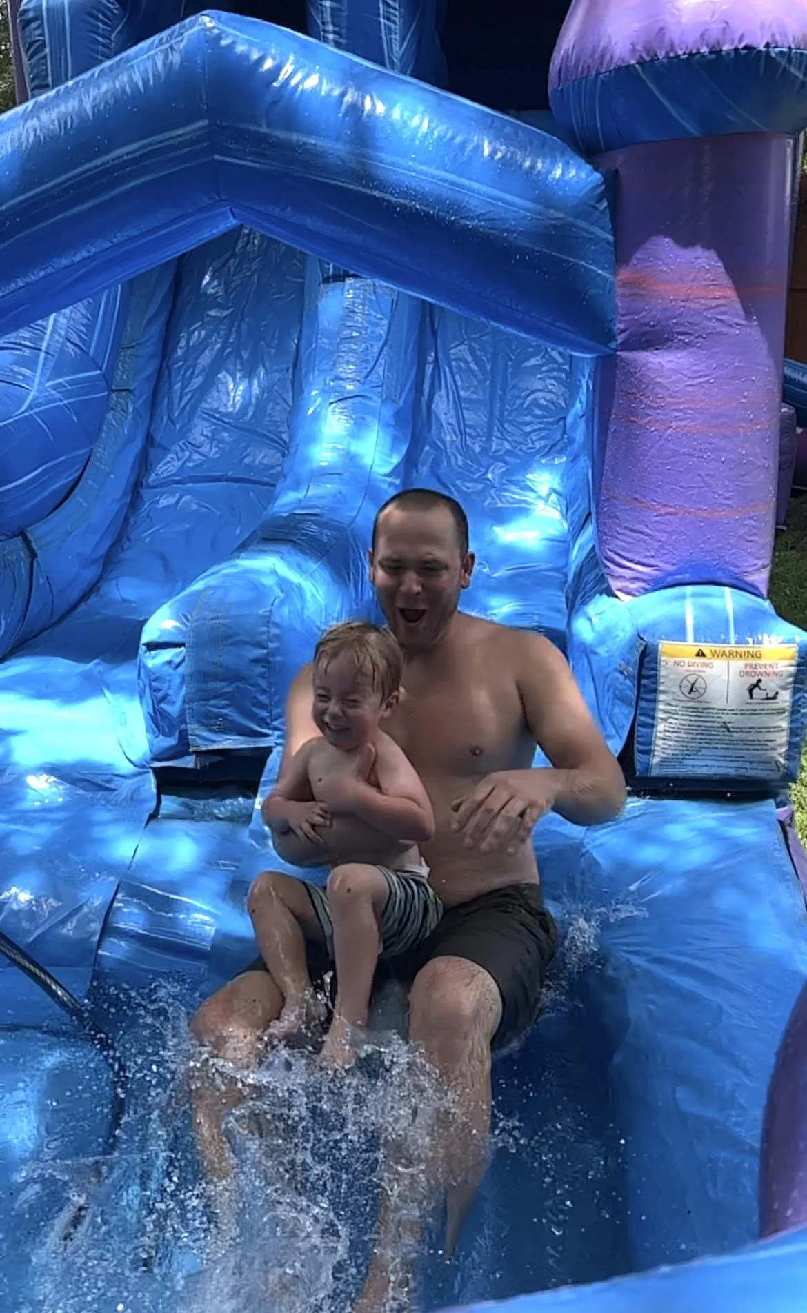 Water Slide for Mount Pleasant Birthday Party