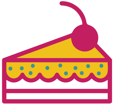 Birthday cake and ice cream with your child's name on it
