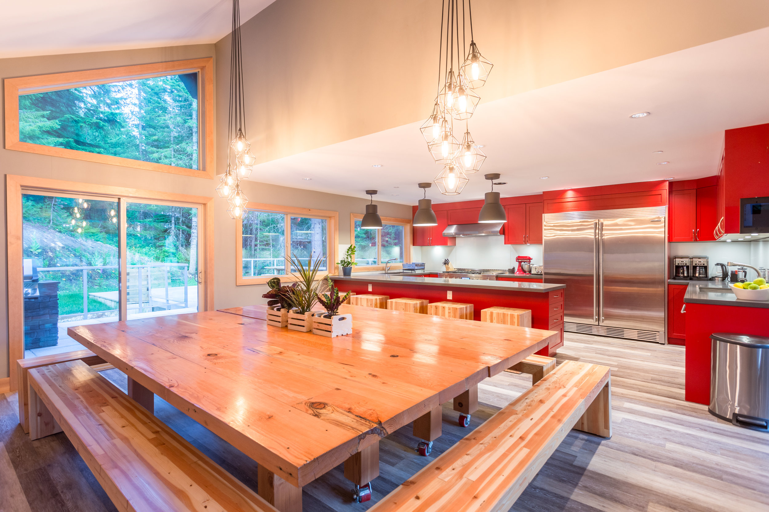 Alta Lake Chalet - Dining Table
