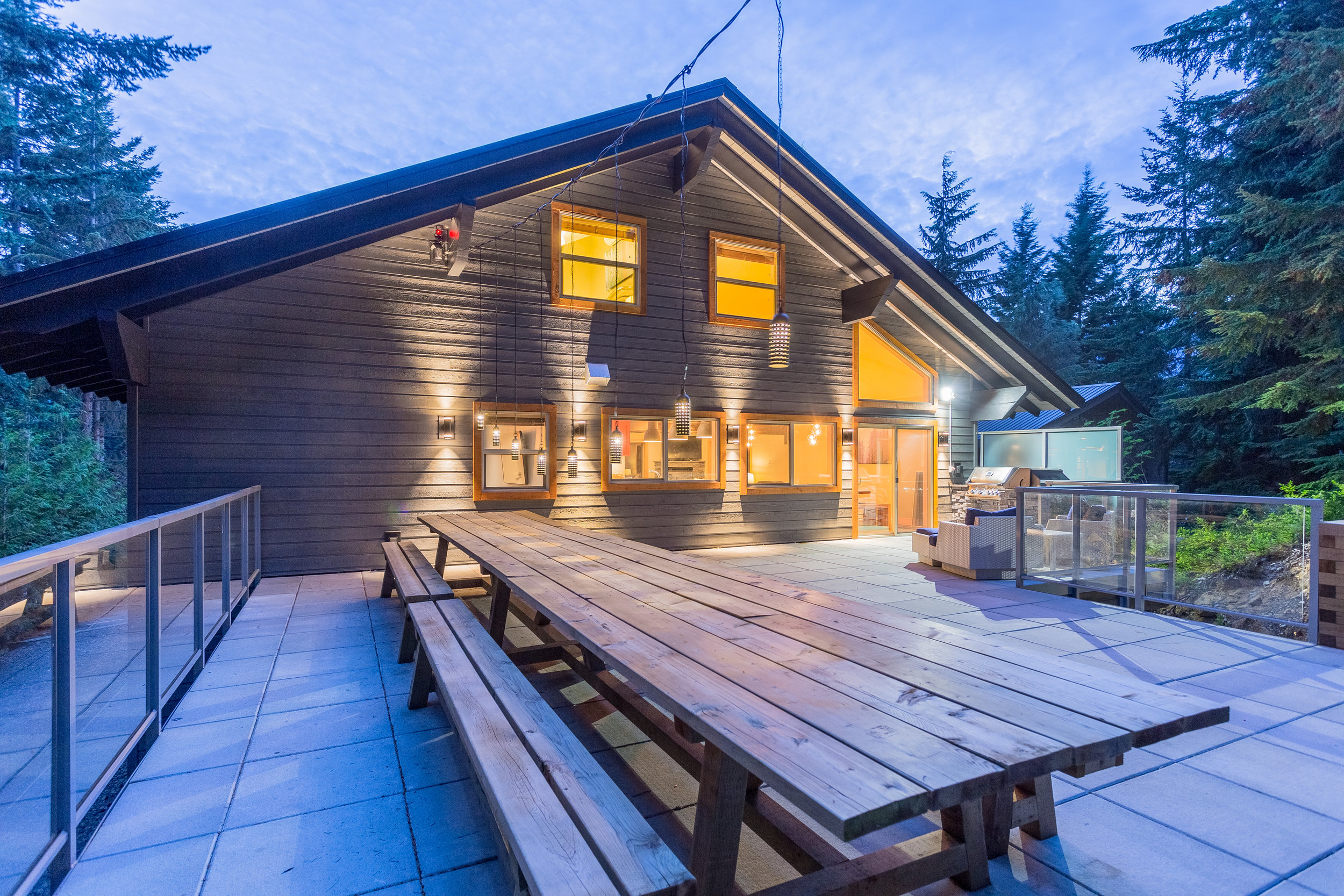 Alta Lake Chalet - Back Deck