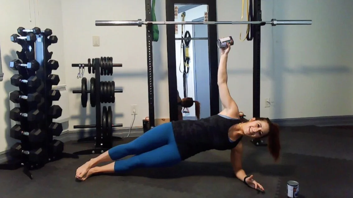 At Home CORE Workout with Cans