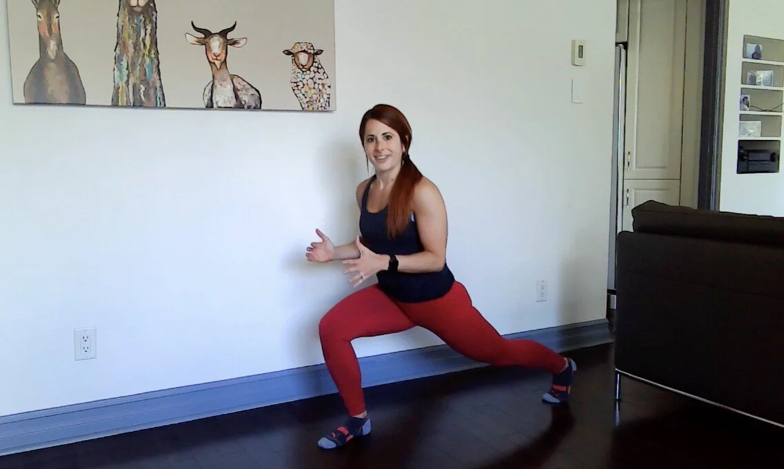 At Home ABS & LEGS Workout in Socks