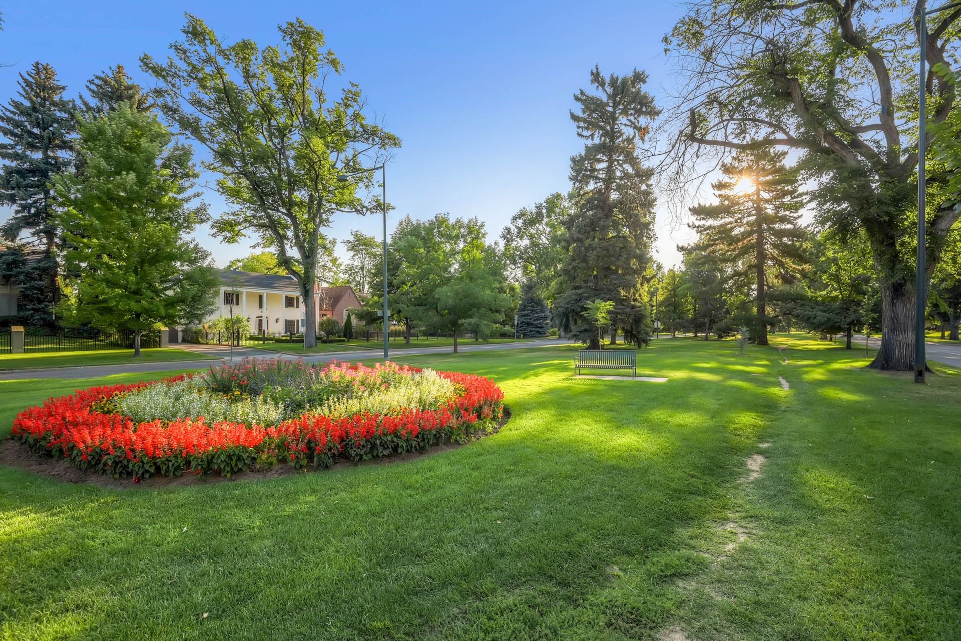 Park in Hilltop Neighborhood of Denver