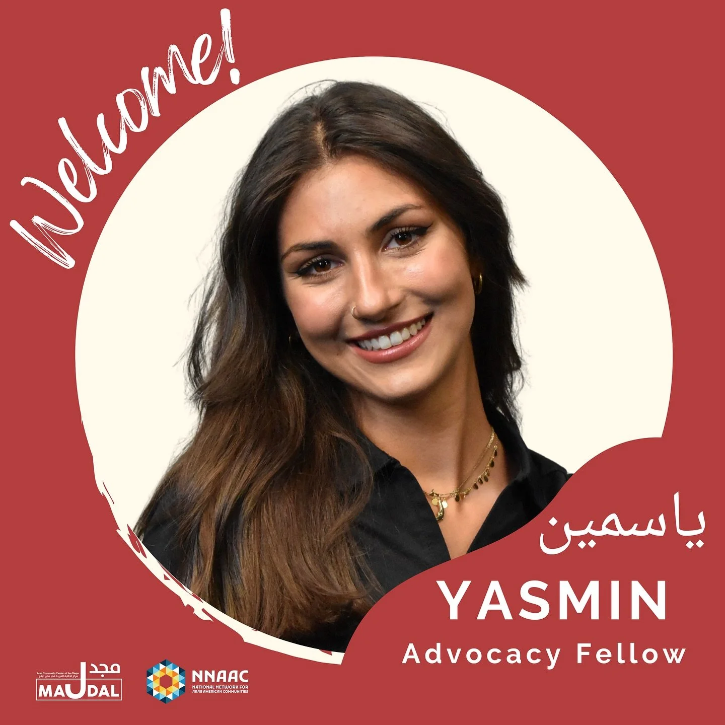 🎉We are excited to welcome Yasmin to our team! 

Yasmin will be joining us through the NNAAC Transformative Leaders Fellowship. Her work will be focusing on MENA Data Inclusion campaign at the city and community college levels. She&rsquo;ll also be 