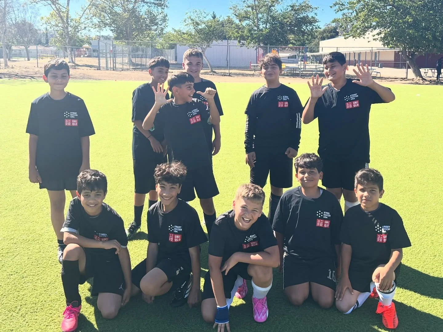 ⚽️ This month, our Majdal boys soccer team played a scrimmage with @blcielcajon ! Eleven players hit the field at EJE Academies in El Cajon. Huge thank you to @blcielcajon for hosting our team!