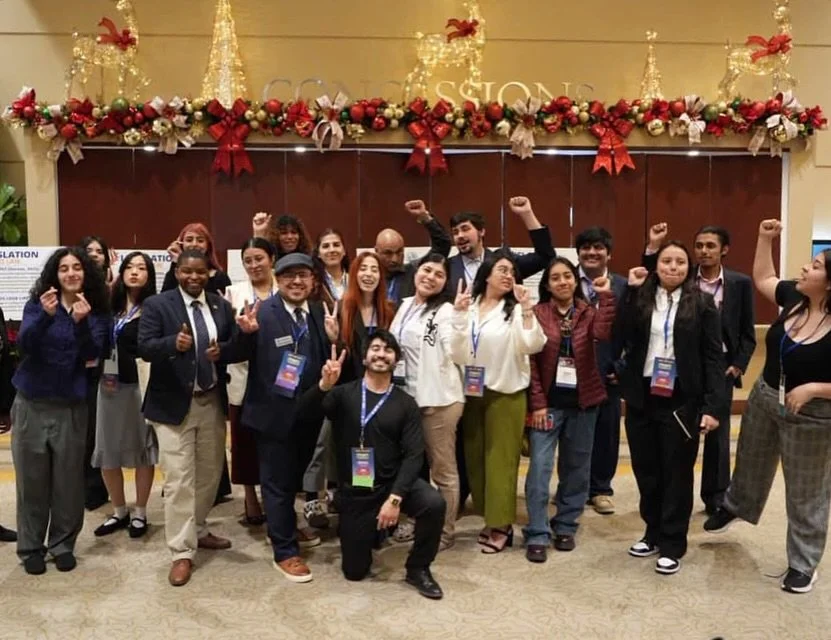 This month, we sponsored Cuyamaca College student, Derin, to attend the Advocacy Academy hosted by the Student Senate for California Community Colleges @ssccc_official. 

Derin has been working closely with us to advocate for MENA student visibility 