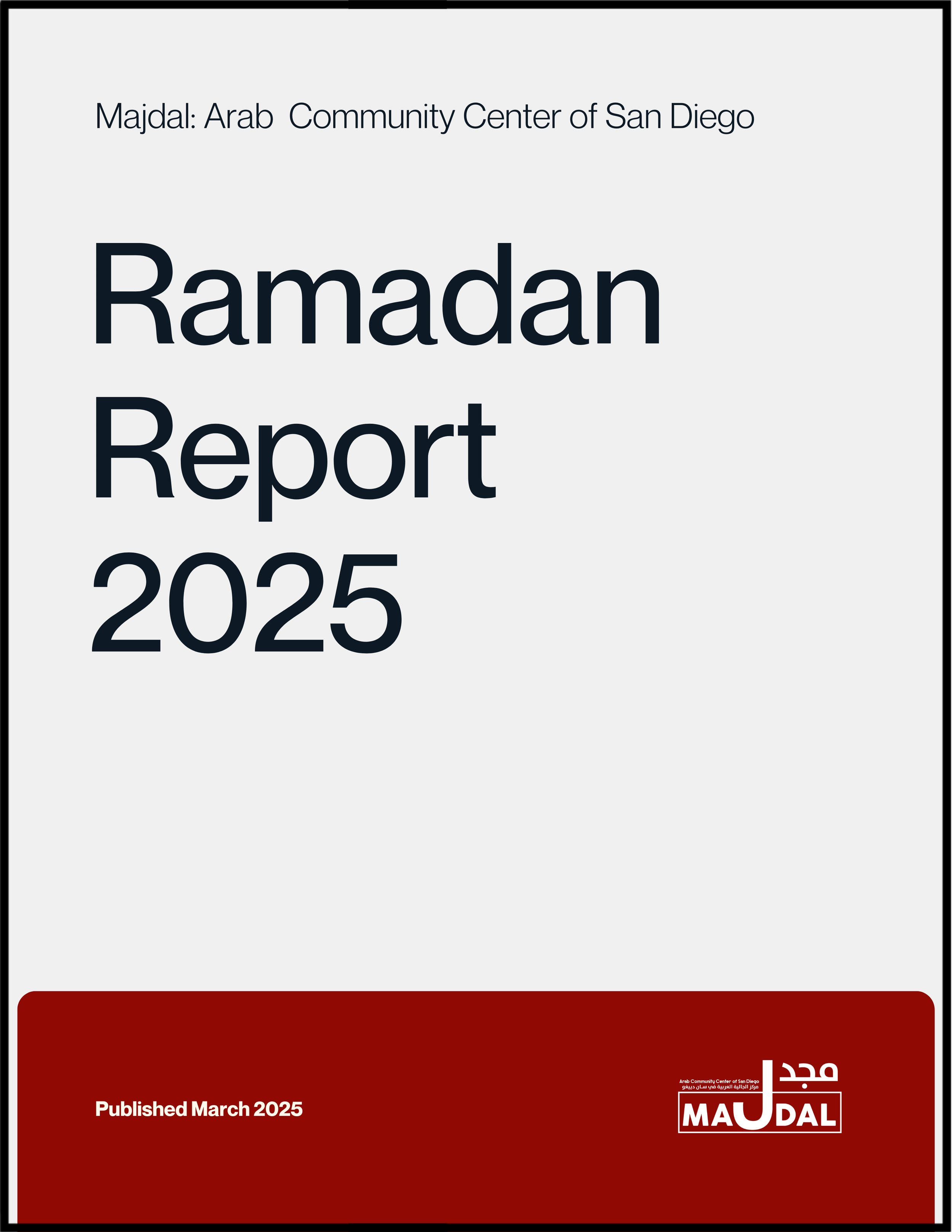 Youth Experiences Report — Majdal: Arab Community Center of San Diego