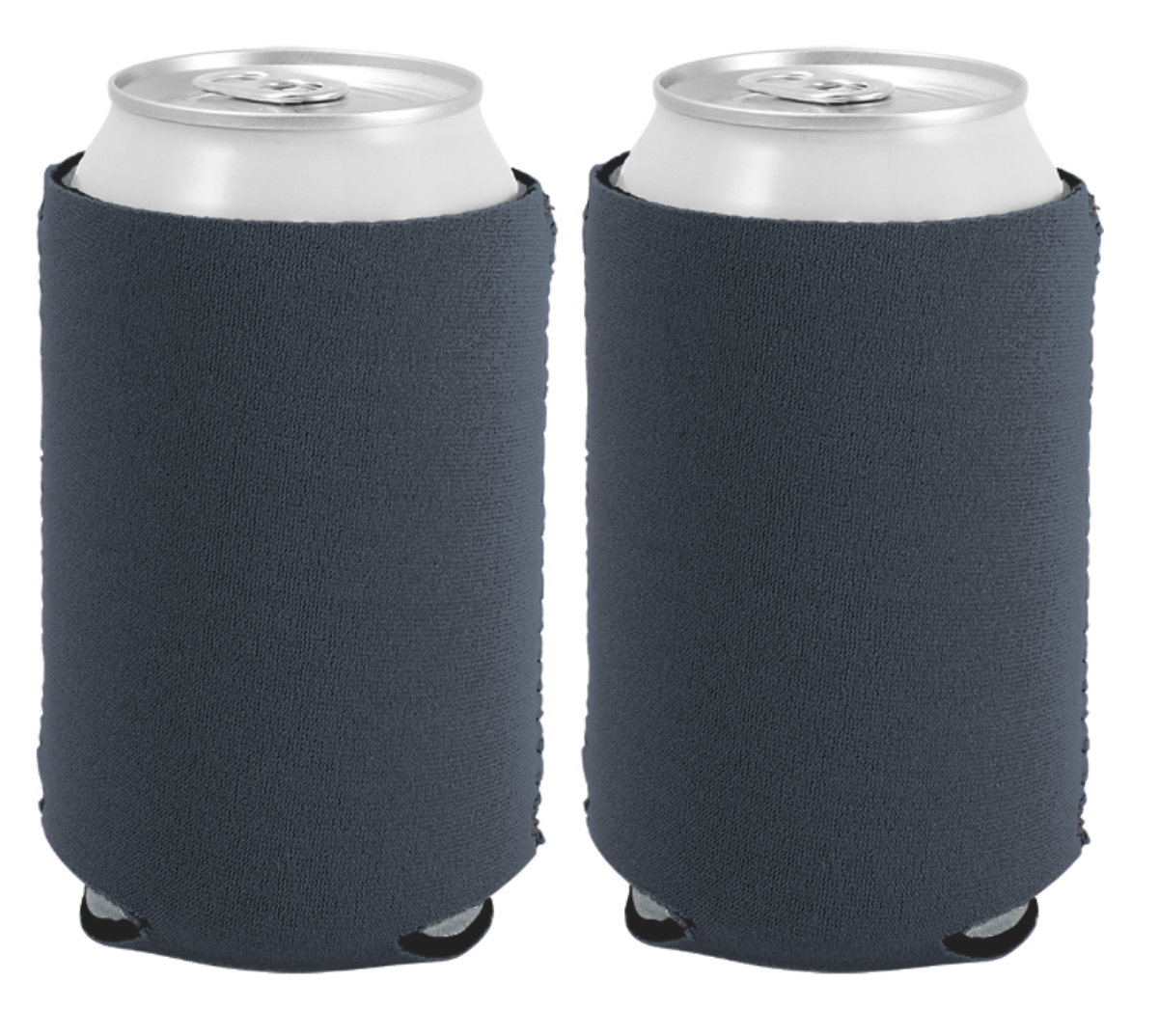 20 Custom Black Koozies