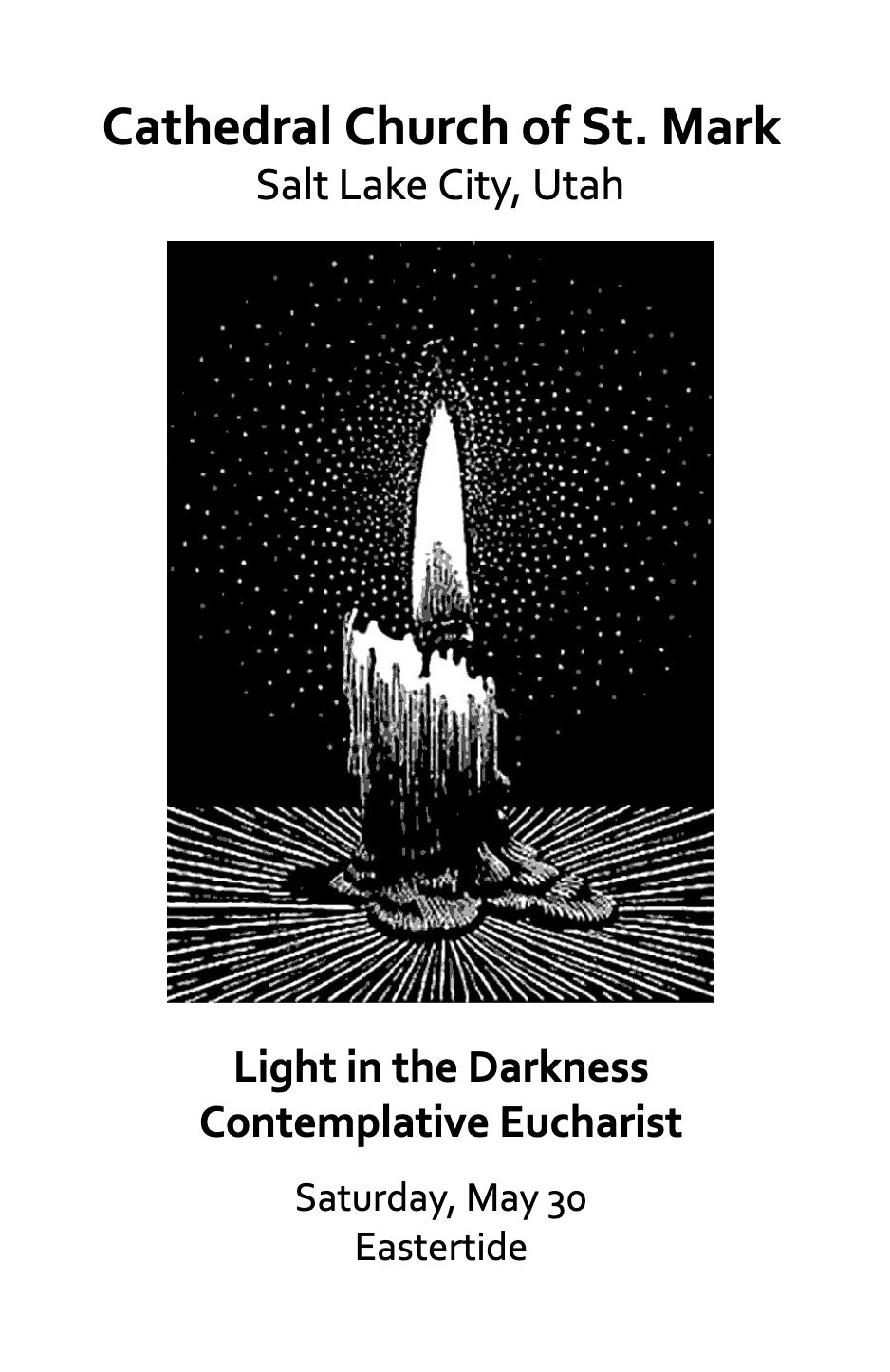 Contemplative Eucharist - May 30