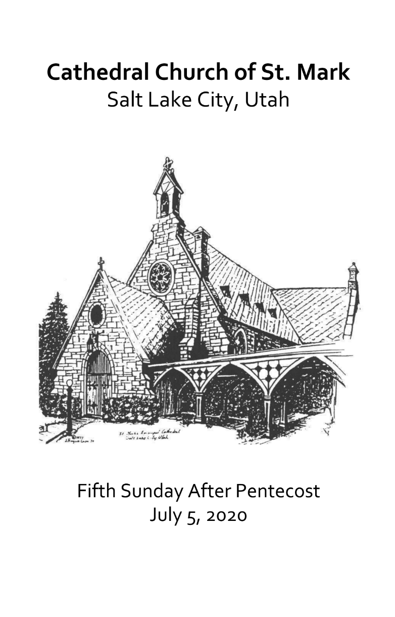 Holy Eucharist - Fifth Sunday After Pentecost  