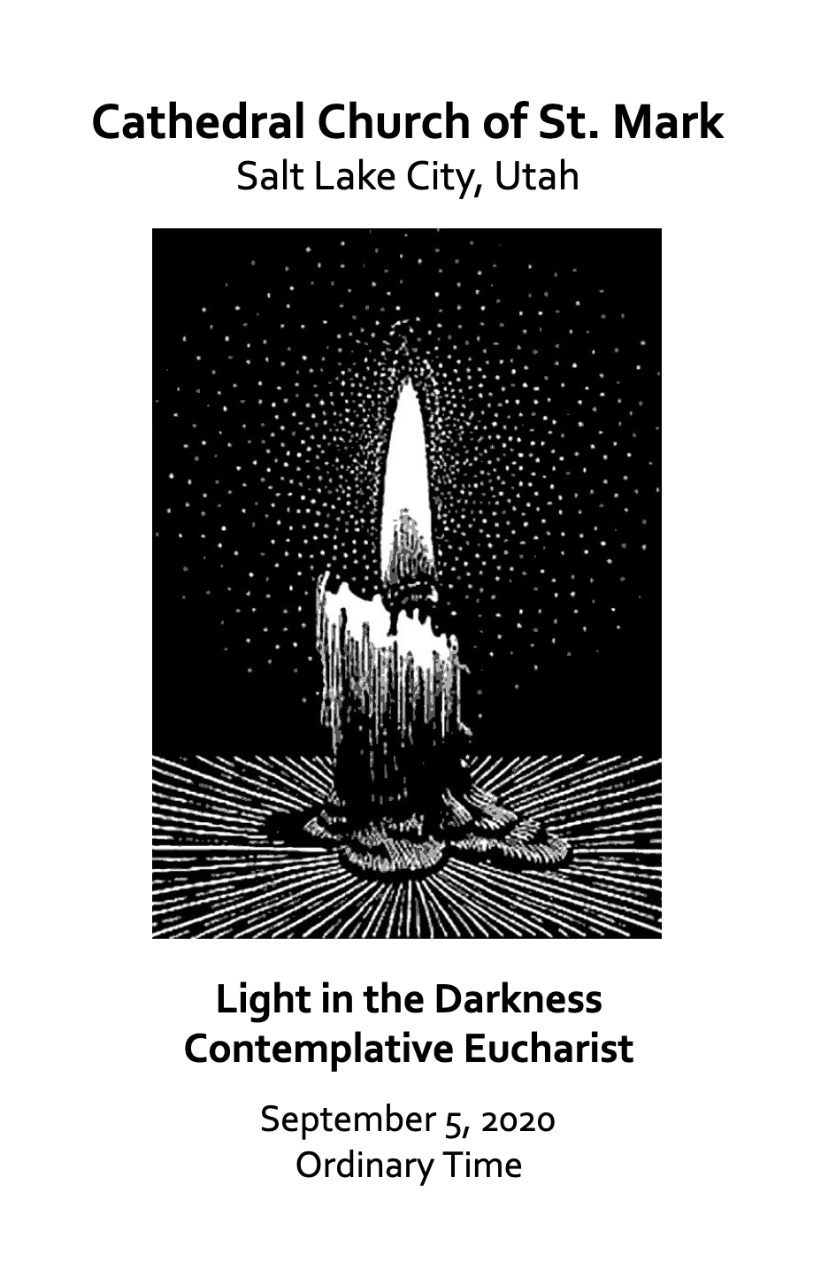 Contemplative Eucharist - September 5