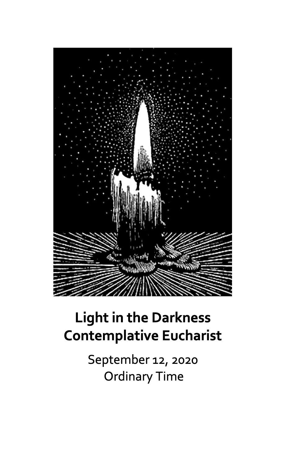 Contemplative Eucharist - September 12