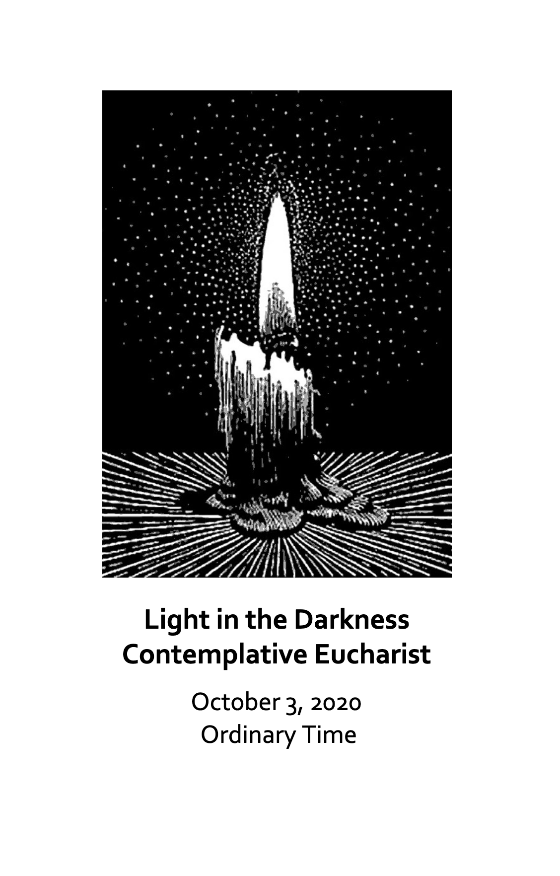 Contemplative Eucharist - October 3
