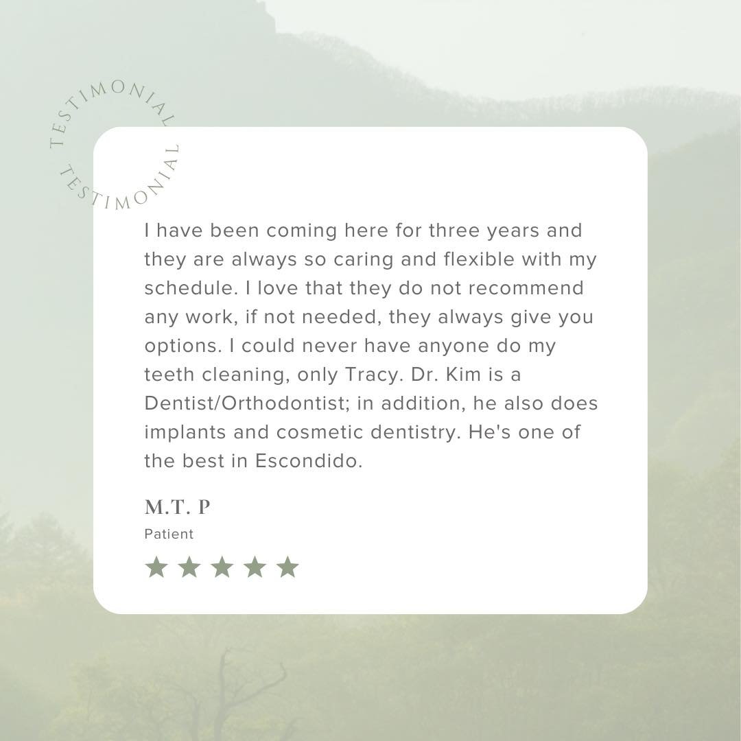 Our team is grateful this Wednesday morning for this review by one of our patients.

We're here to accommodate our patients&rsquo; needs and provide the best options for your dental care. 🌟

_____

Contact us today to take advantage of our $75 New P