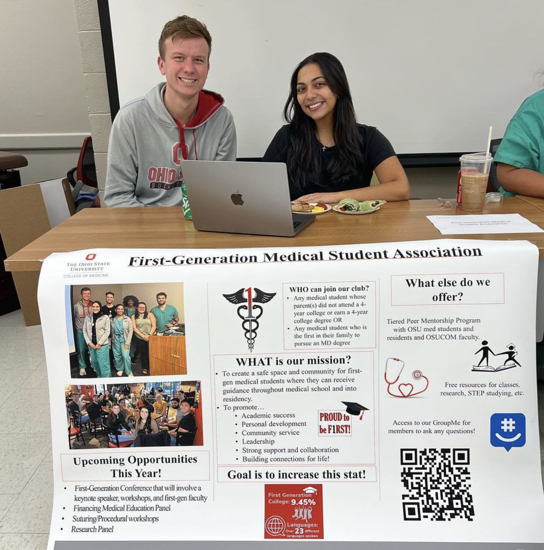 First Gen in Medicine Tabling