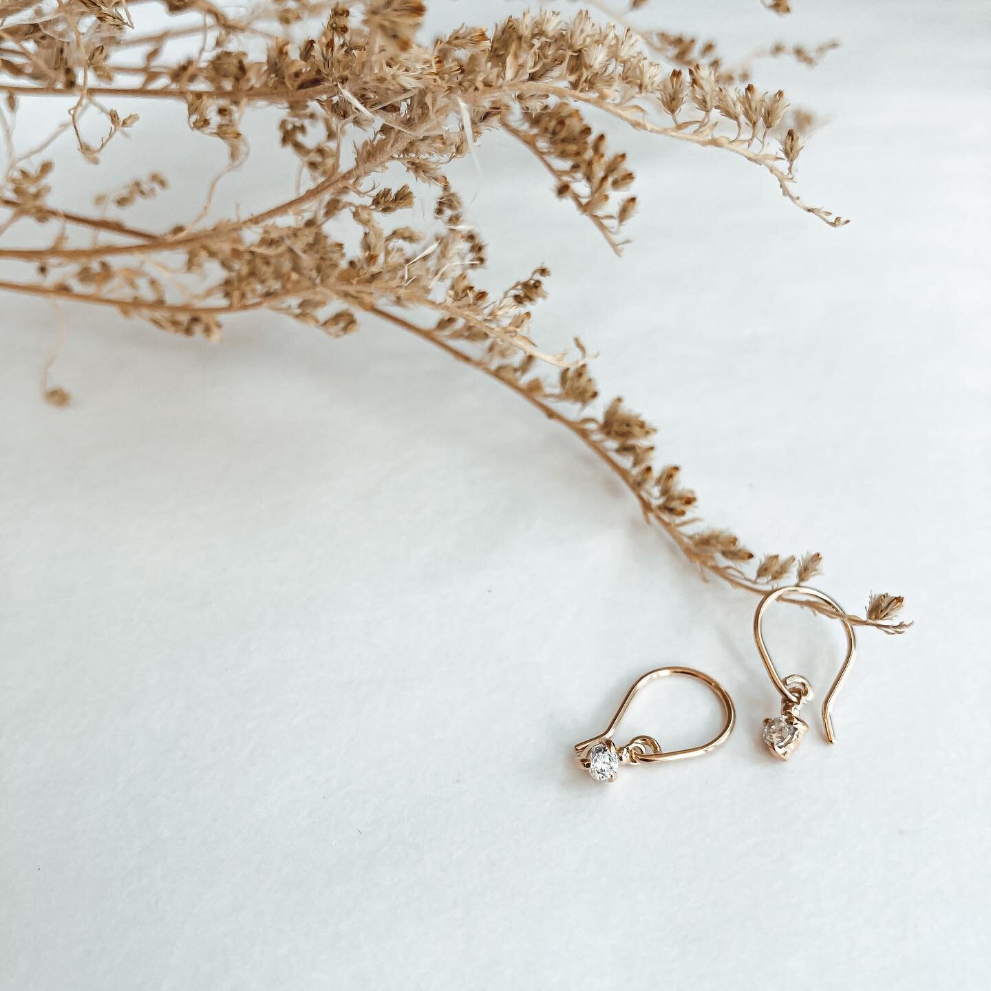 Zirconia droplets 💎💧 now in sterling silver or gold &amp; with white or black zirconia