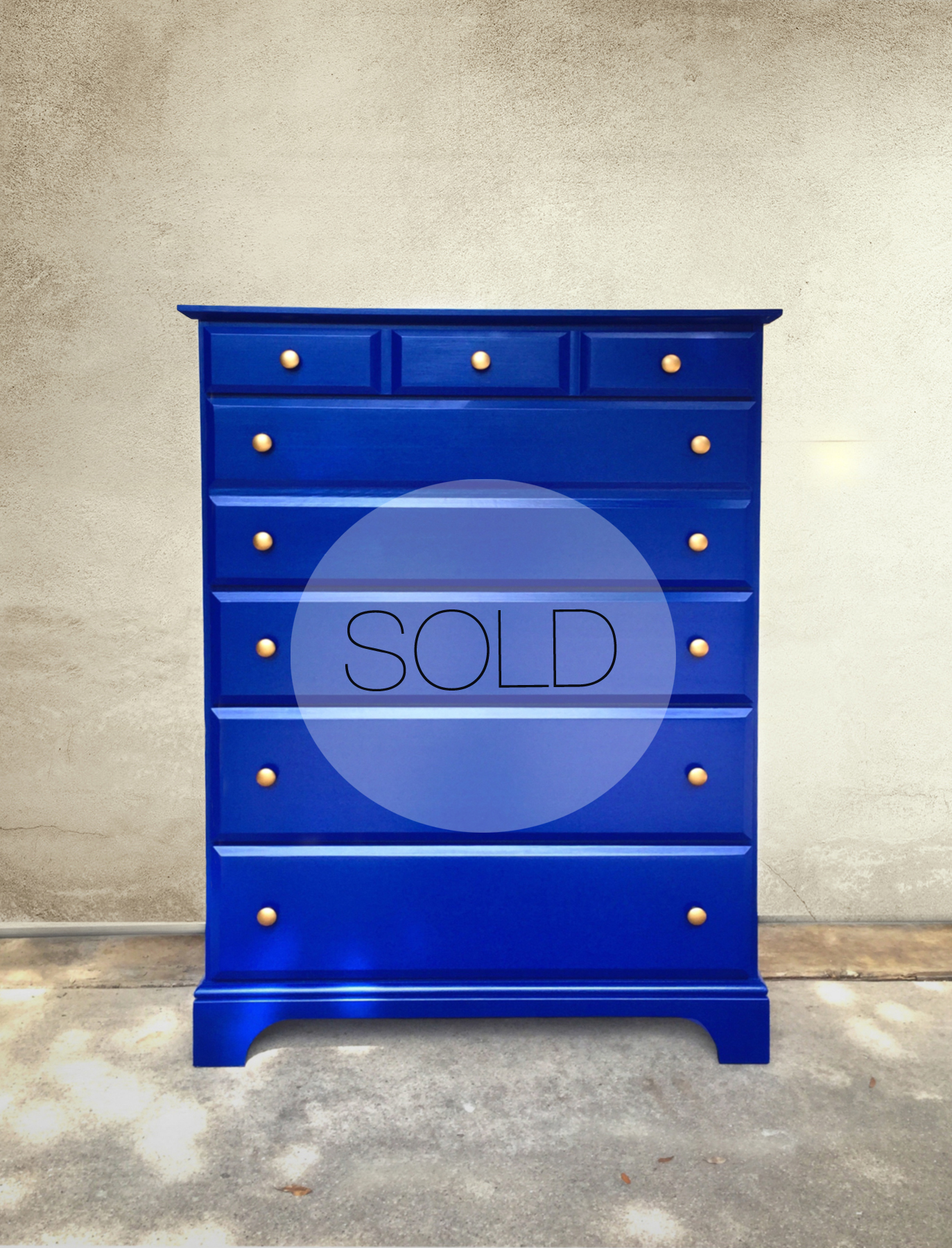 klein blue dresser | SOLD