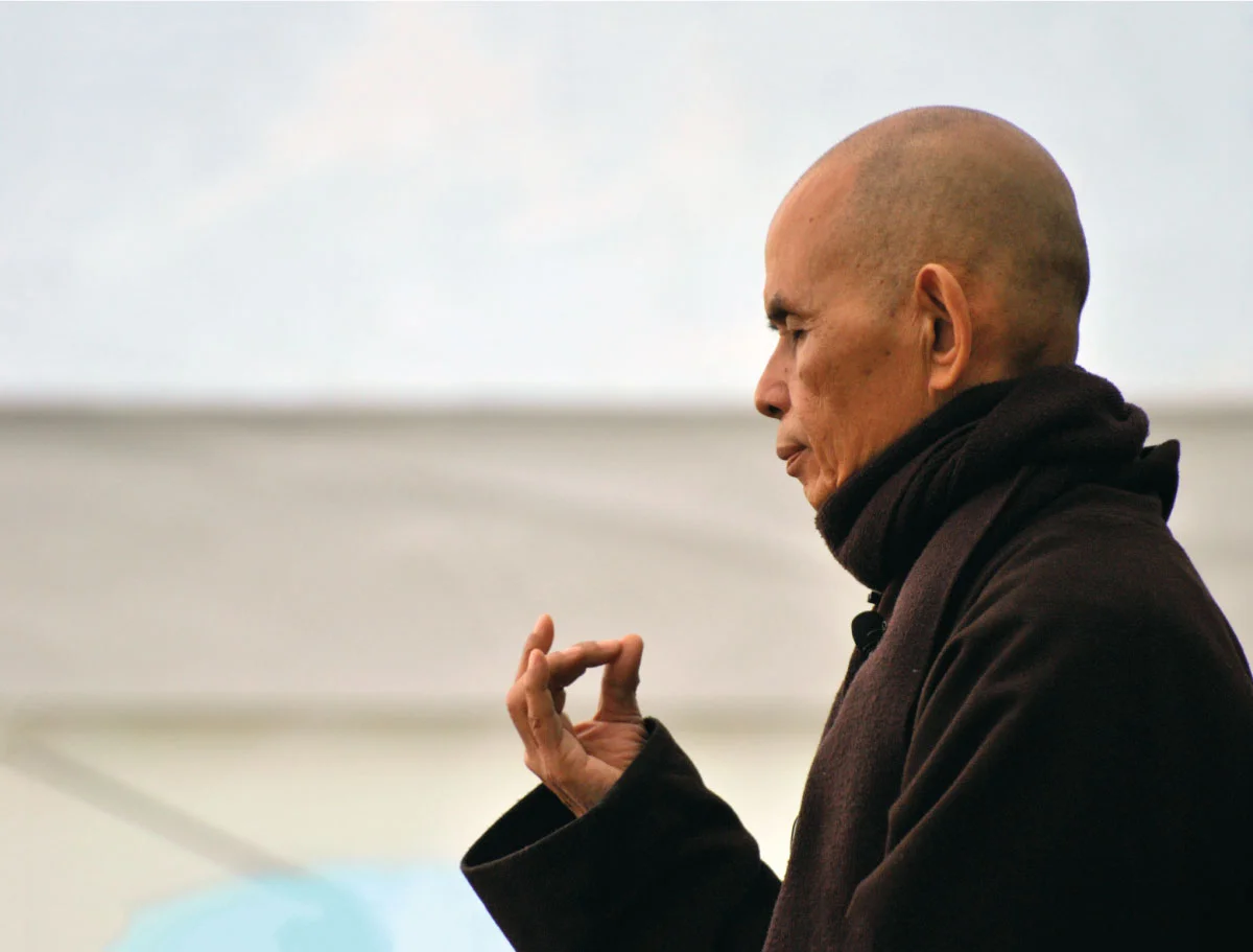 Thich Nhat Hanh at the Pasadena Civic Auditorium