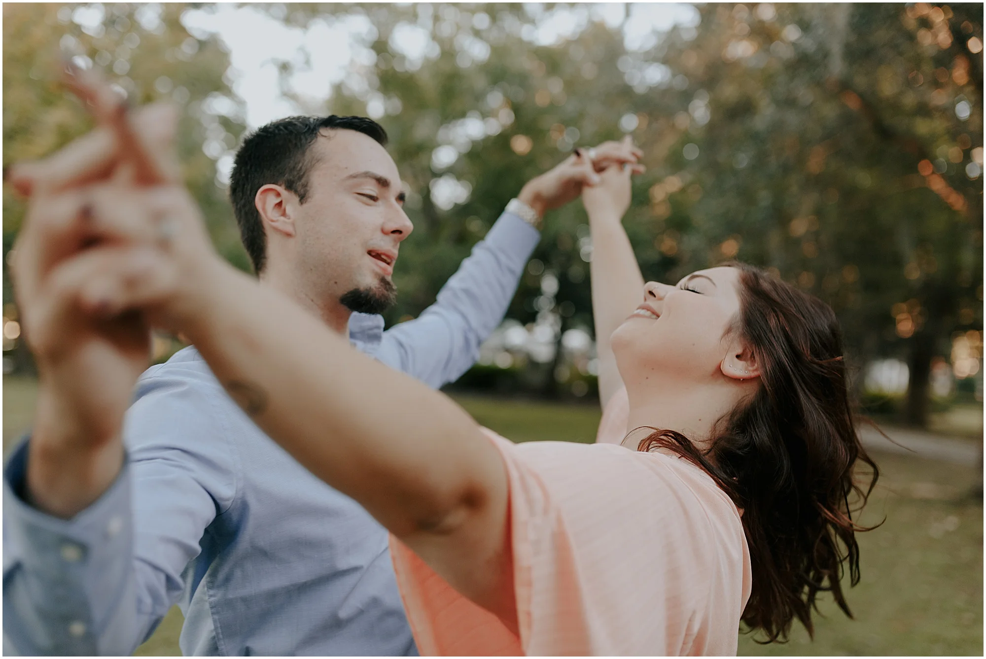 Forsyth Park engagement Photos
