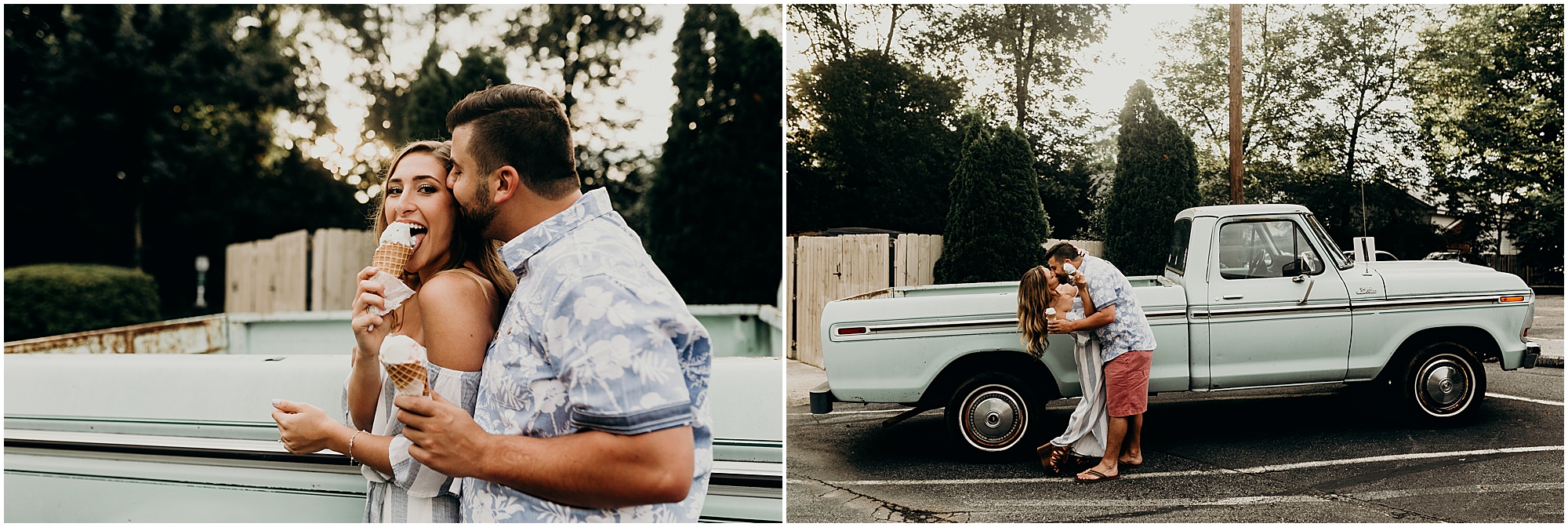 Fun Loving Old Roswell Mill / Downtown Roswell Engagement Session
