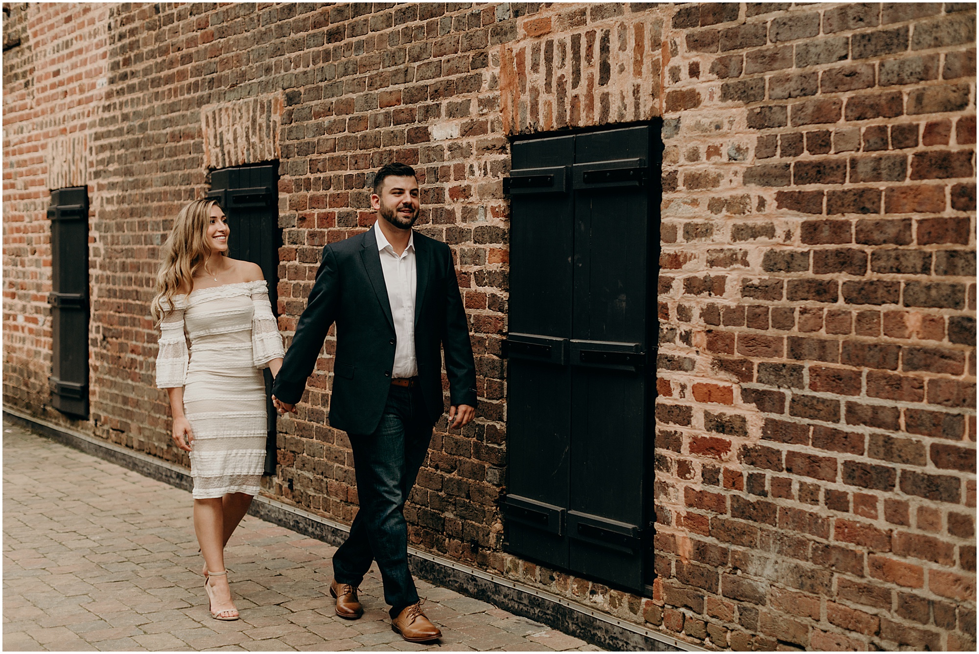 Fun Loving Old Roswell Mill / Downtown Roswell Engagement Session