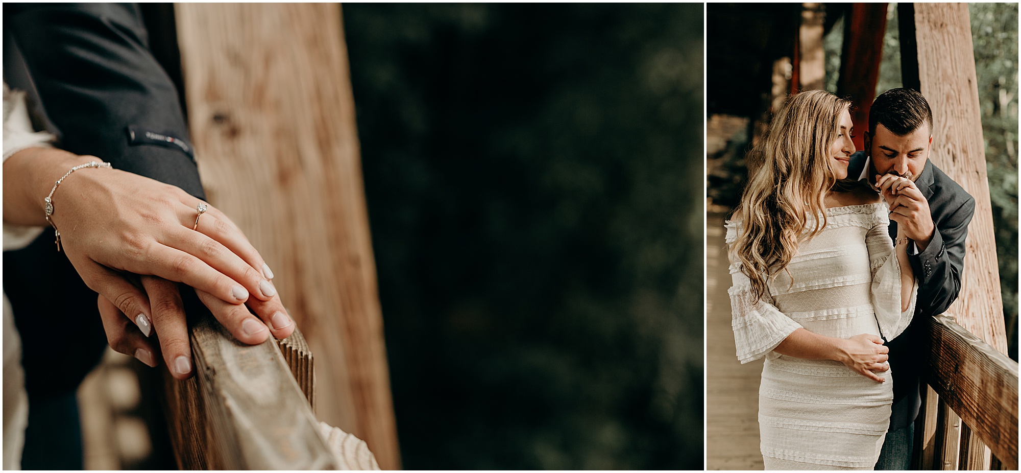 Fun Loving Old Roswell Mill / Downtown Roswell Engagement Session