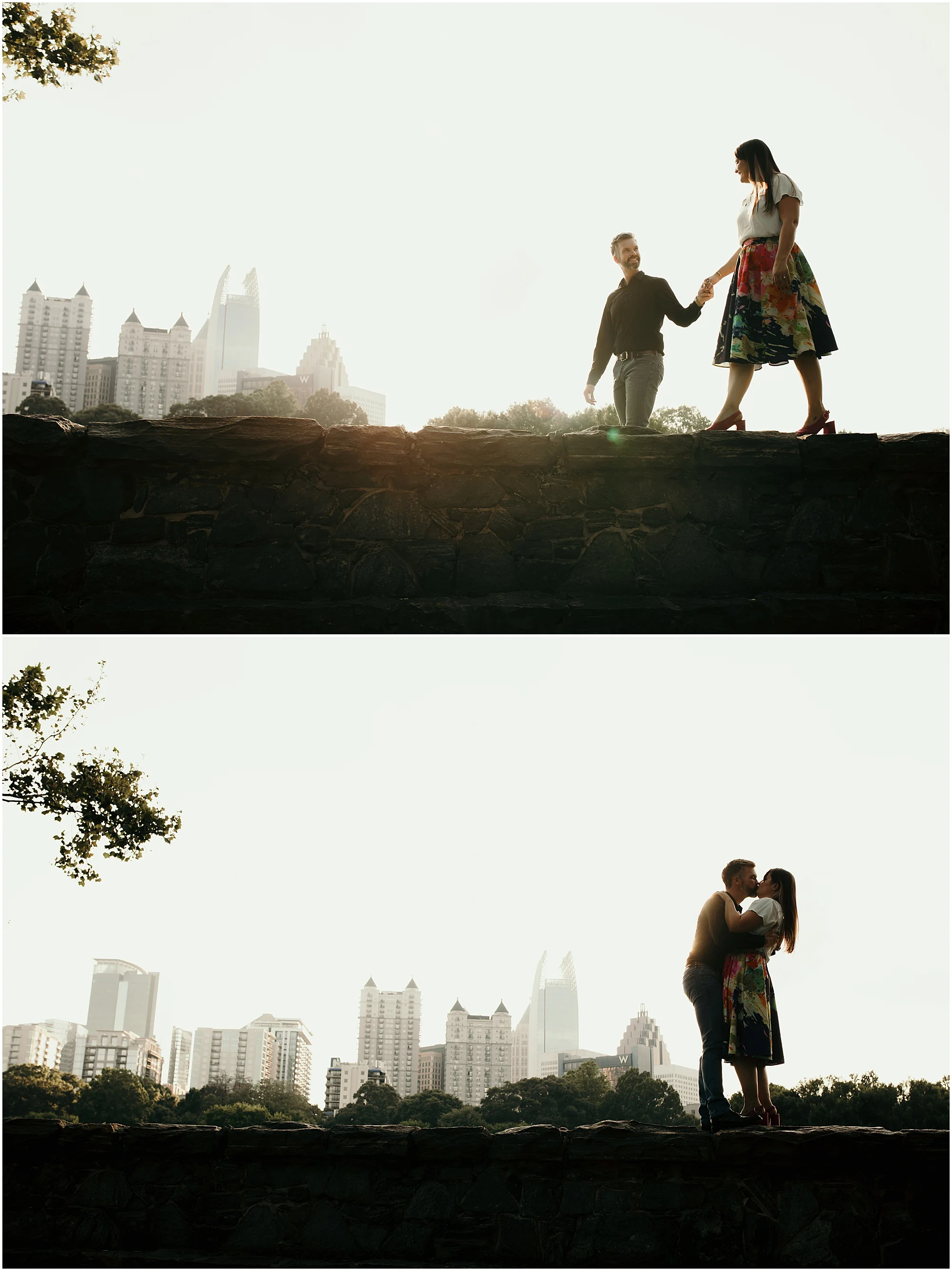 Atlanta Piedmont Park Engagement Photoshoot - Atlanta Engagement Photographer