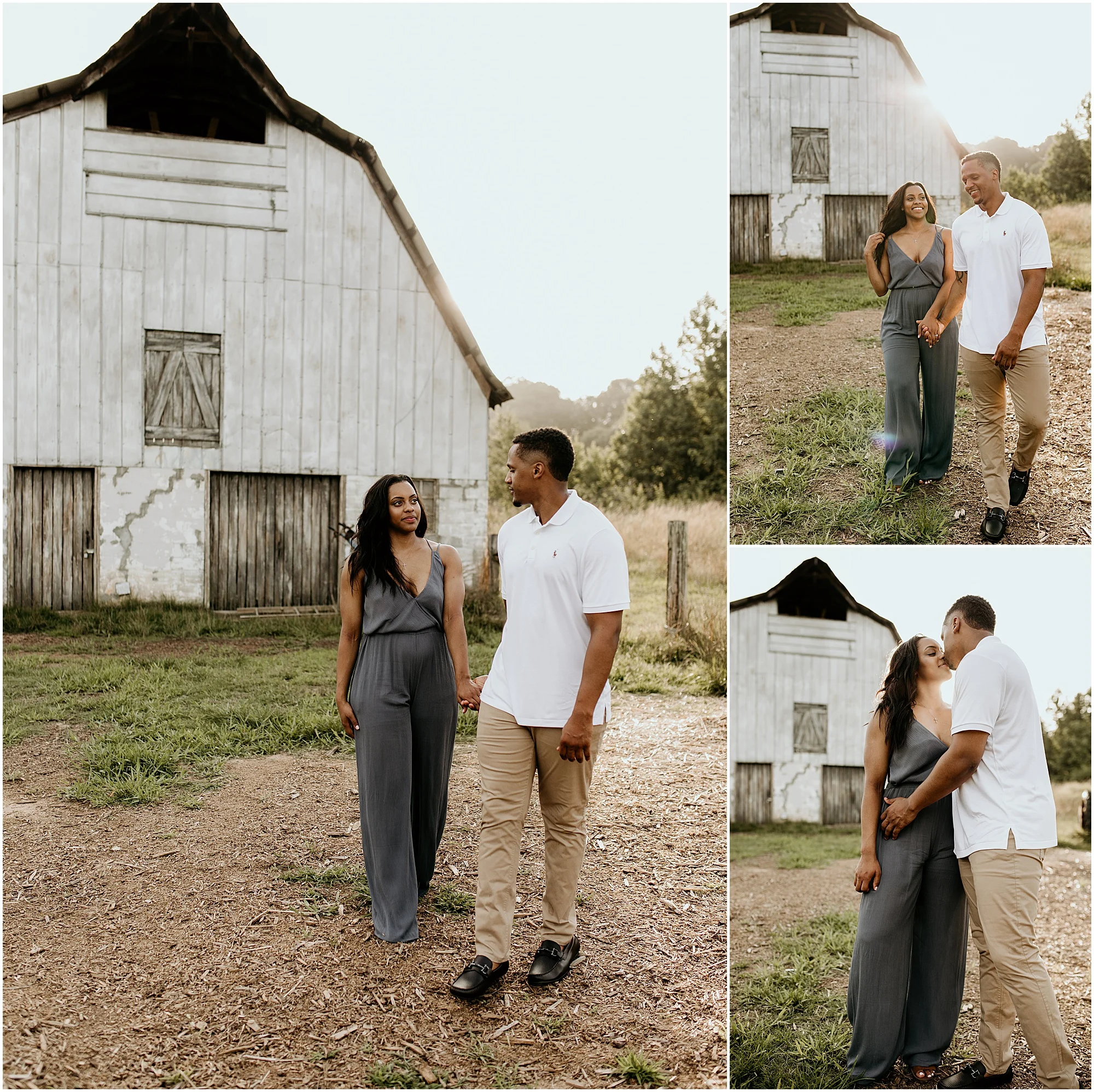 Arabia Mountain Sunset Engagement Session