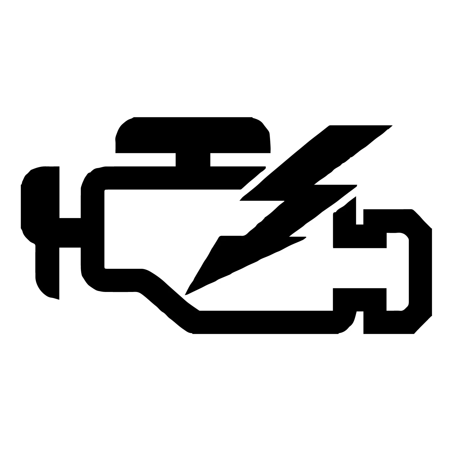 Check Engine Light Sticker