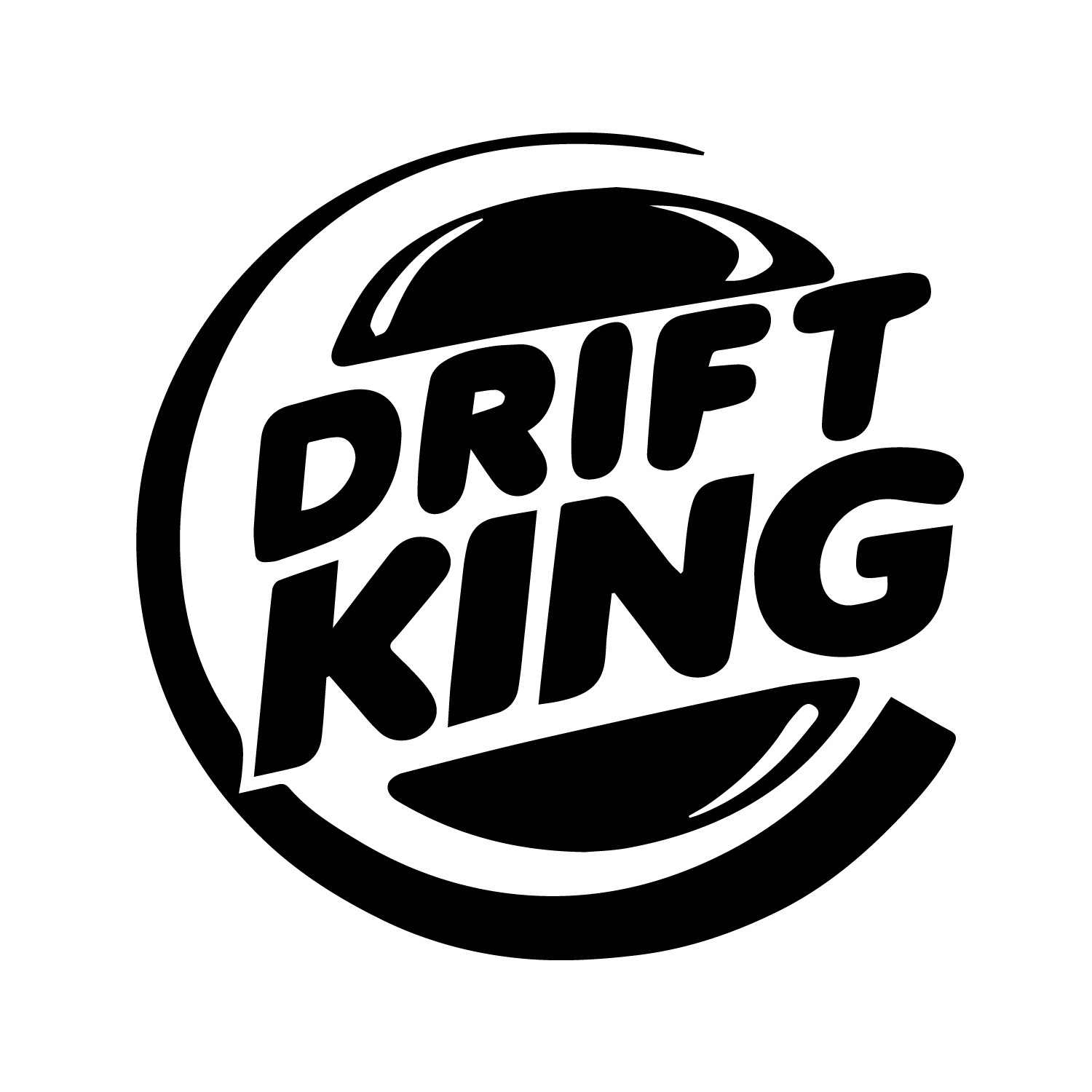 Drift King Sticker