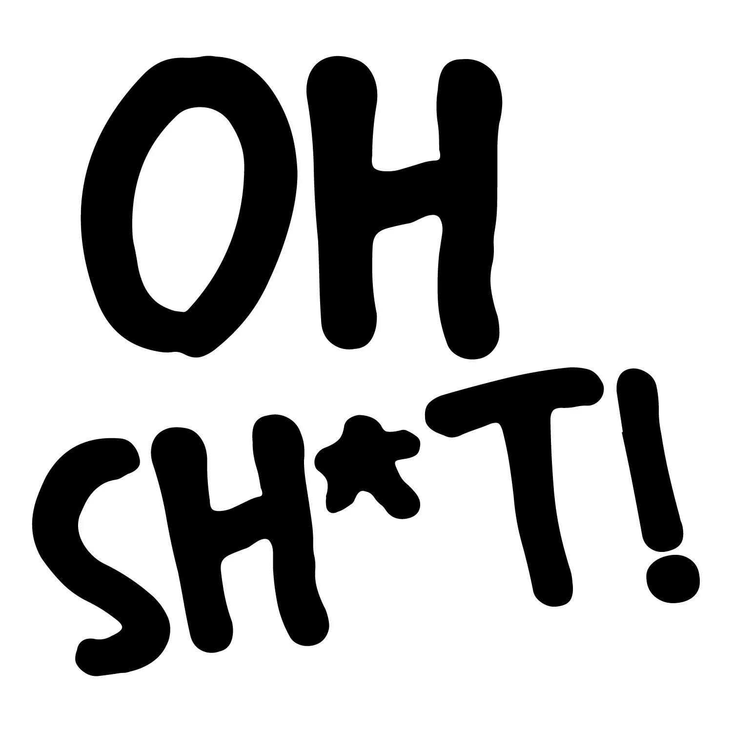 Oh Sh*t! Sticker