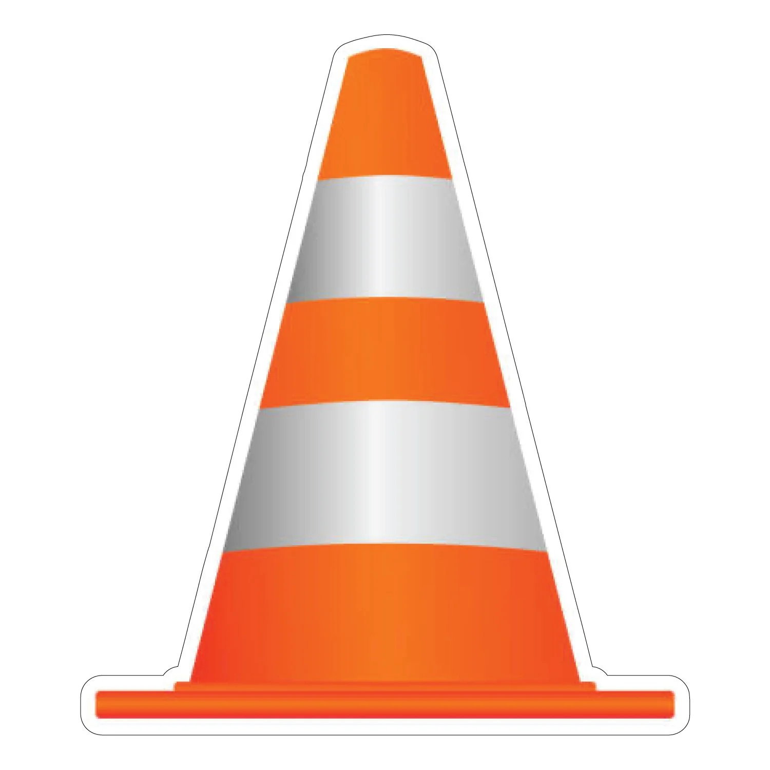 Traffic Cone Sticker