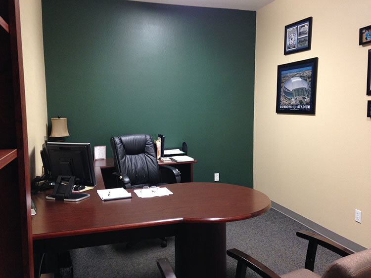 BEFORE Photo of Prior Tenant Office