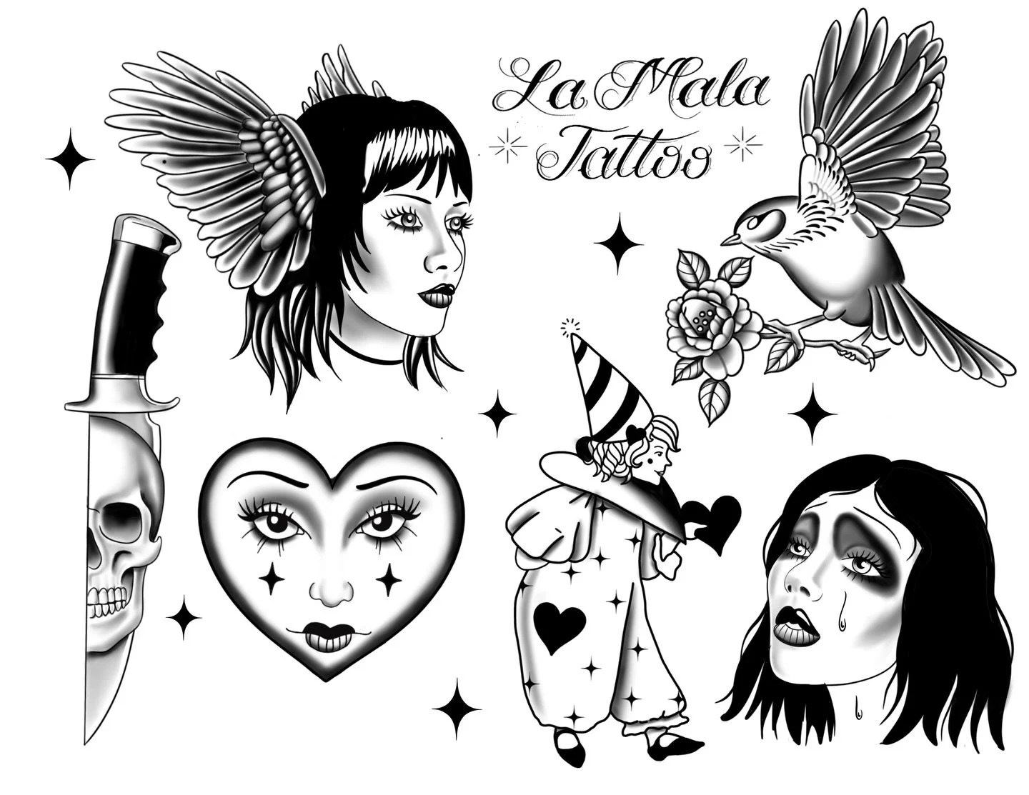 Happy Friday the 13th! The festivities start at noon! Last two pages are from previous Friday the 13th flash days and are $100 or under. Most of the first page are $130, bird with flower and lady with wings are $169 each. 😘 all below my everyday hou