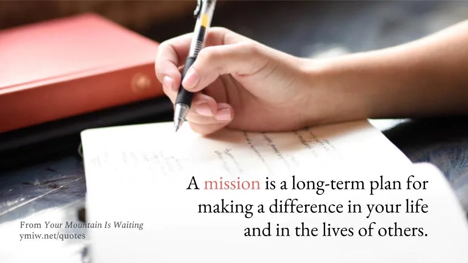 Quote - The Power of a Mission