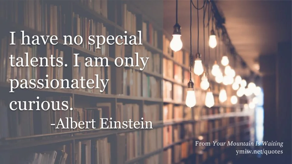 Quote - Passionately Curious
