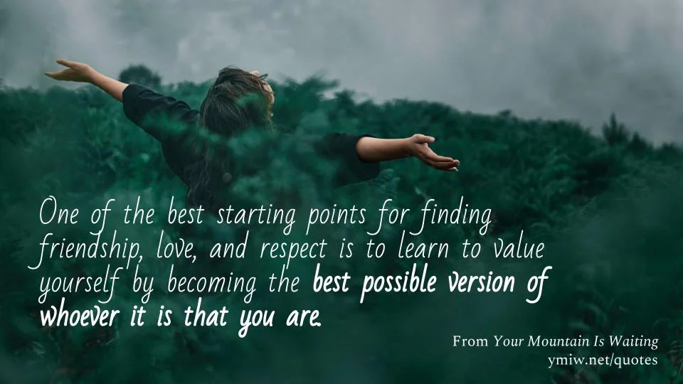 Quote - The Secret to Finding Love and Friendship