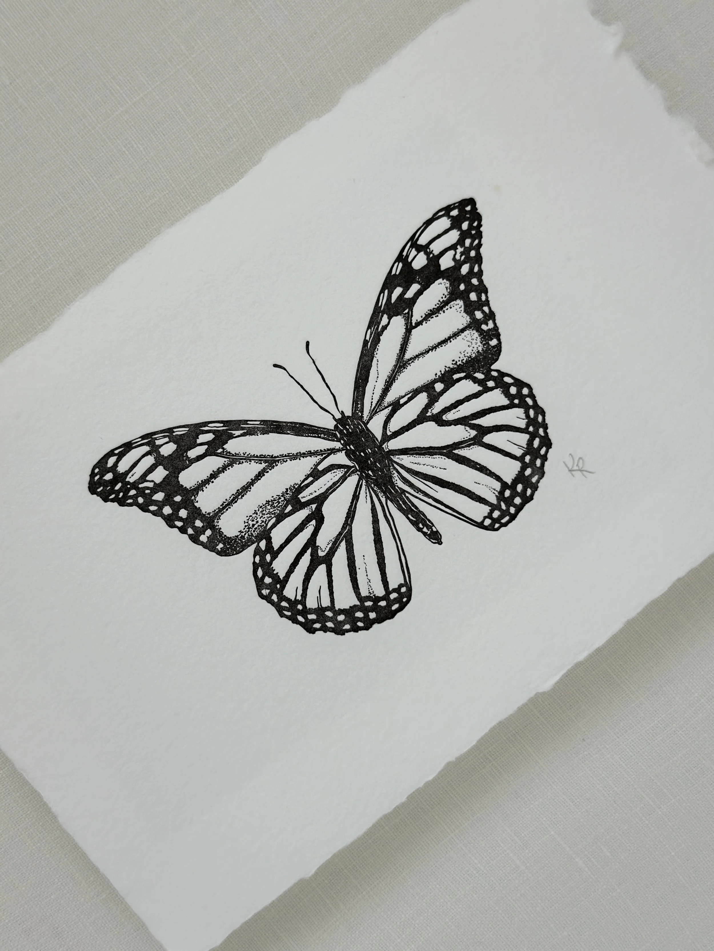 Butterfly - Black Ink