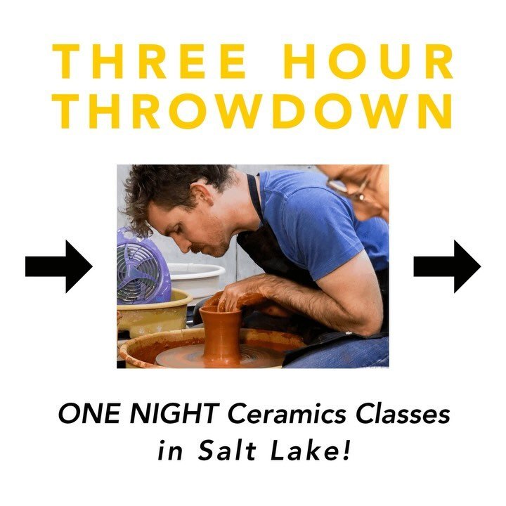 Have you always wanted to try a ceramics class? 

&ldquo;Three Hour Throwdown&rdquo; classes @visualartinstitute are for students of any skill level! 

If you want learn how to work with clay, from building to firing, to glazing and finishing, these 