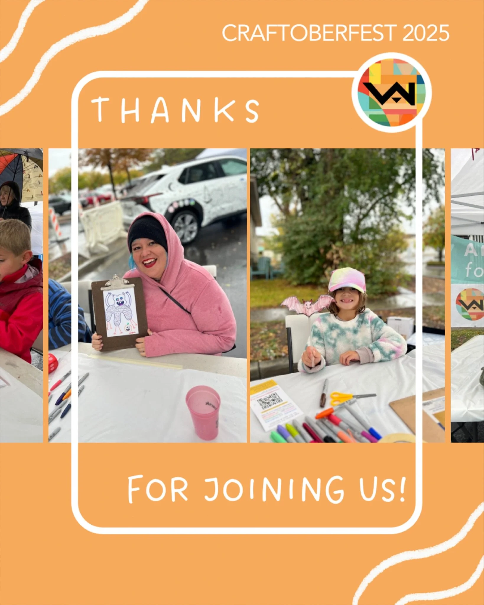 The rain came down, but that didn&rsquo;t stop us! We were so excited to run the @southsaltlakearts art garden, and overall, was a great time. Excited to be a part of CRAFTOBERFEST, and looking forward to future events 🥳

If you&rsquo;re interested 